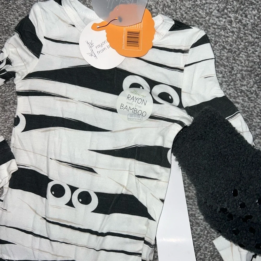 Milkberry Halloween Fall Mummy bamboo Set 12 months